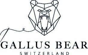 gallus bear logo v2 schwarz